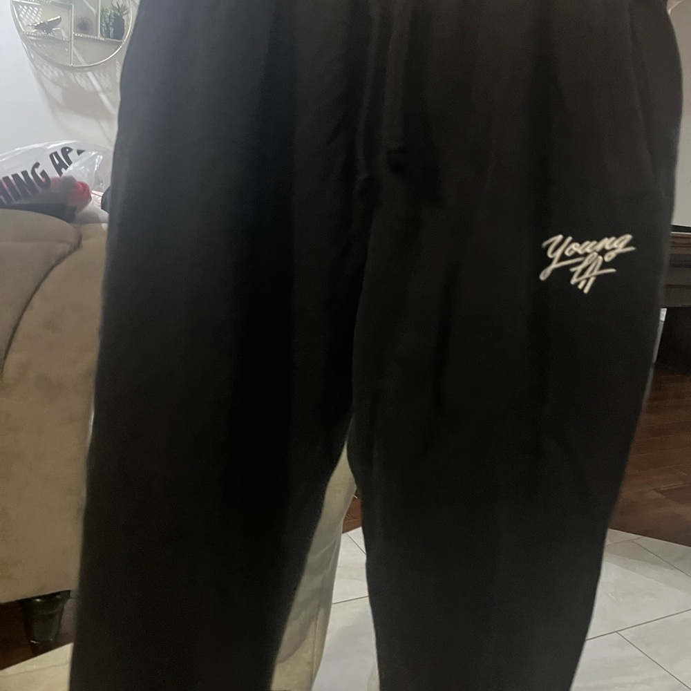 YoungLA Men's Black Pants
